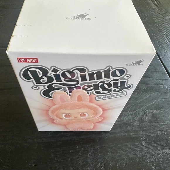 Authentic Labubu Big Into Energy Secret ID Pop Mart Sealed Box 🩶RARE🩶